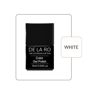 Гель-лак DeLaRo Color Gel Polish - тон CLASSIC White