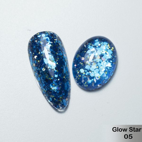 Glitter Gel DeLaRo-тон Glow Star 05