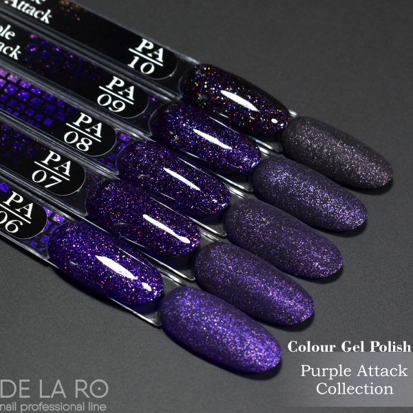 Гель-лак DeLaRo Color Gel Polish — тон Purple Attack